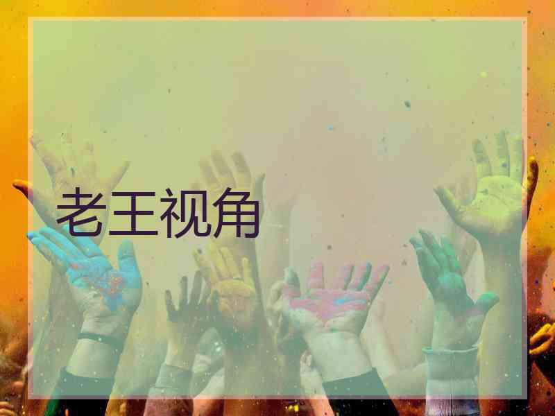 老王视角 老王视角