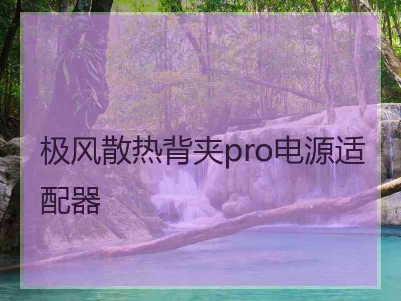极风散热背夹pro电源适配器 极风散热背夹pro电源适配器