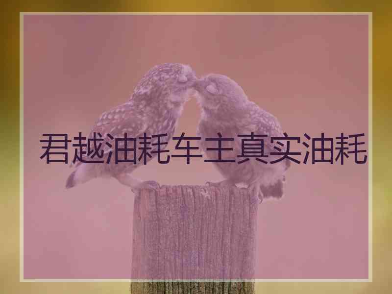 君越油耗车主真实油耗 君越油耗车主真实油耗