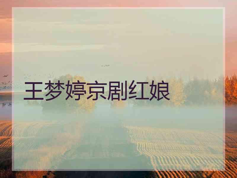 王梦婷京剧红娘 王梦婷京剧红娘