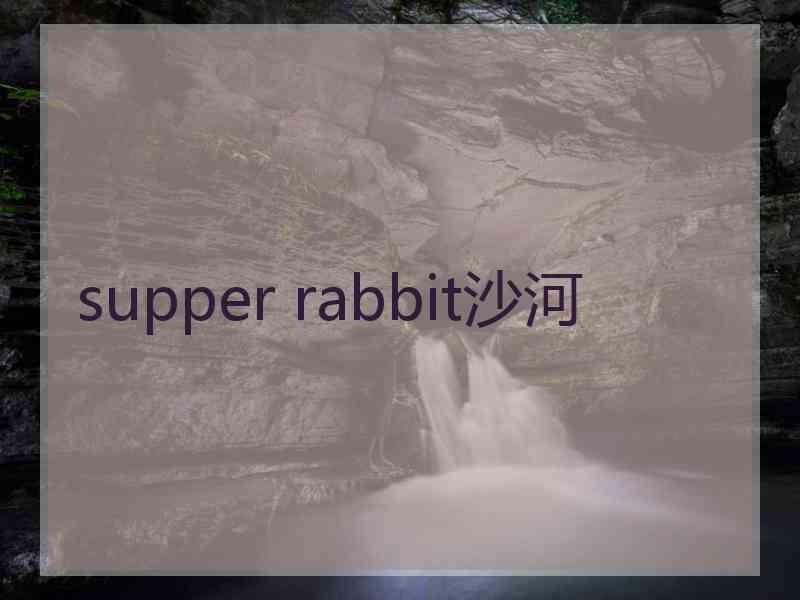 supper rabbit沙河 supper rabbit沙河