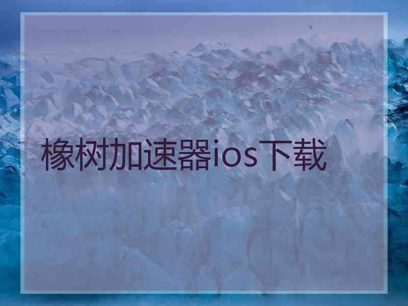 橡树加速器ios下载 橡树加速器ios下载