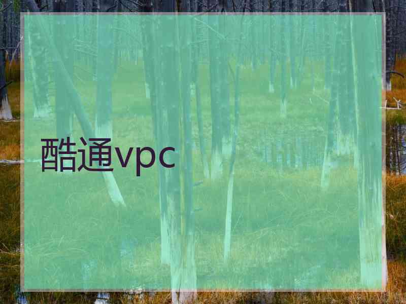 酷通vpc 酷通vpc