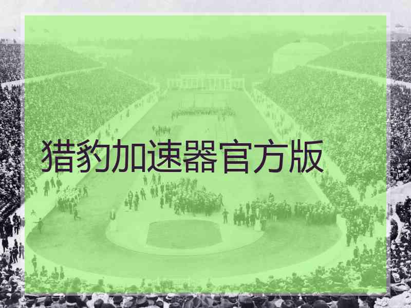 猎豹加速器官方版 猎豹加速器官方版