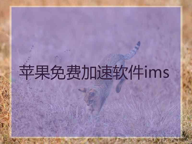 苹果免费加速软件ims 苹果免费加速软件ims