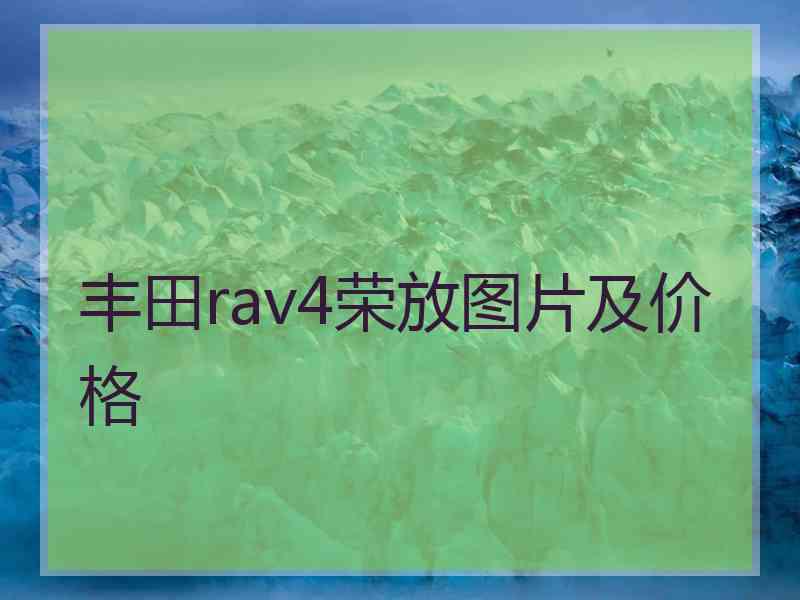 丰田rav4荣放图片及价格