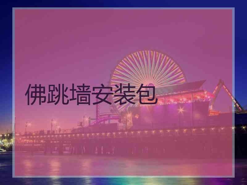 佛跳墙安装包