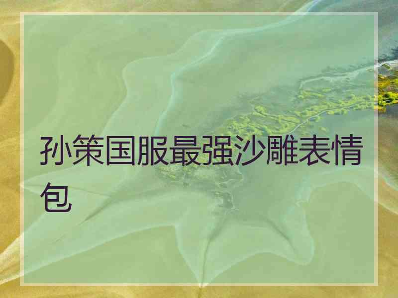 孙策国服最强沙雕表情包