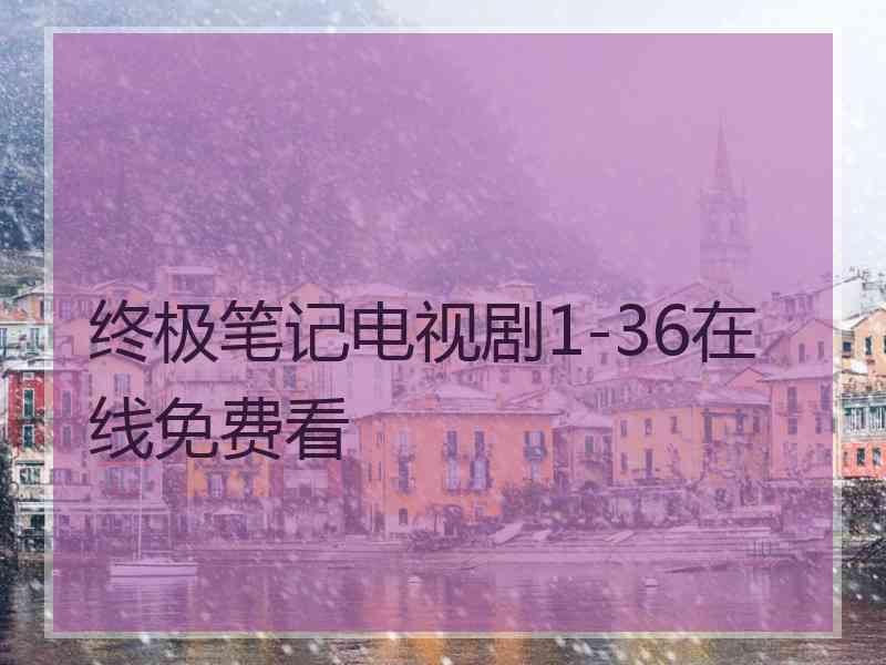 终极笔记电视剧1-36在线免费看