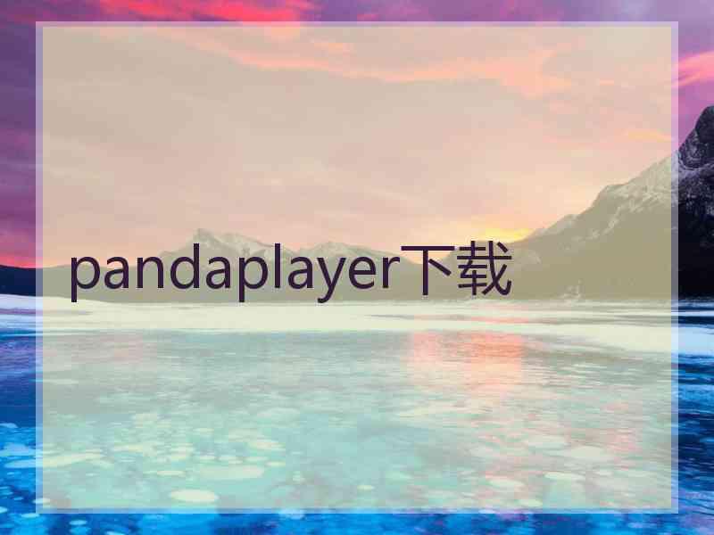 pandaplayer下载
