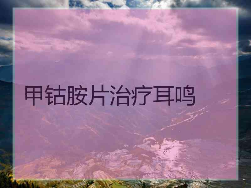 甲钴胺片治疗耳鸣