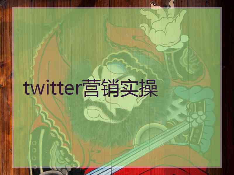 twitter营销实操
