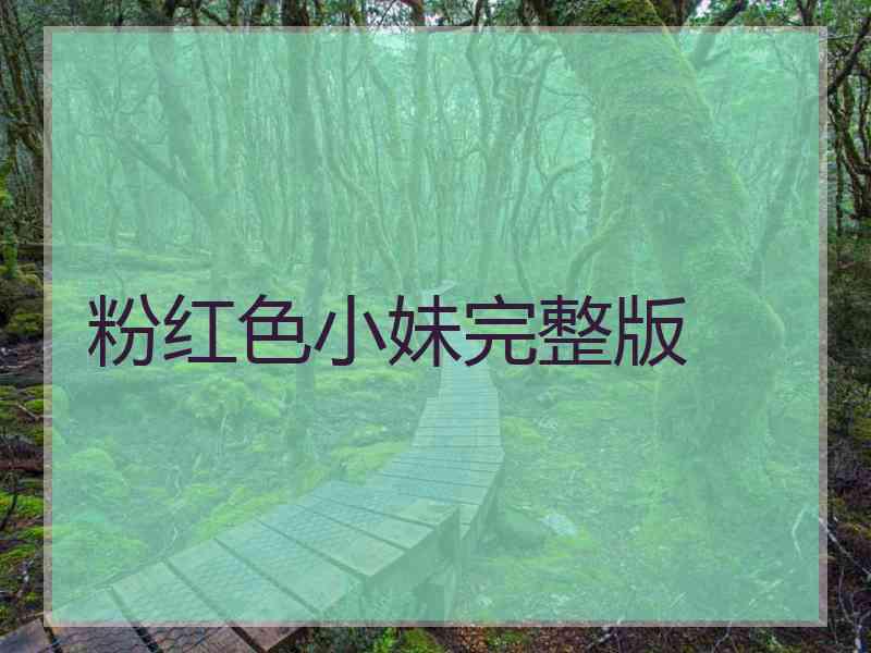 粉红色小妹完整版