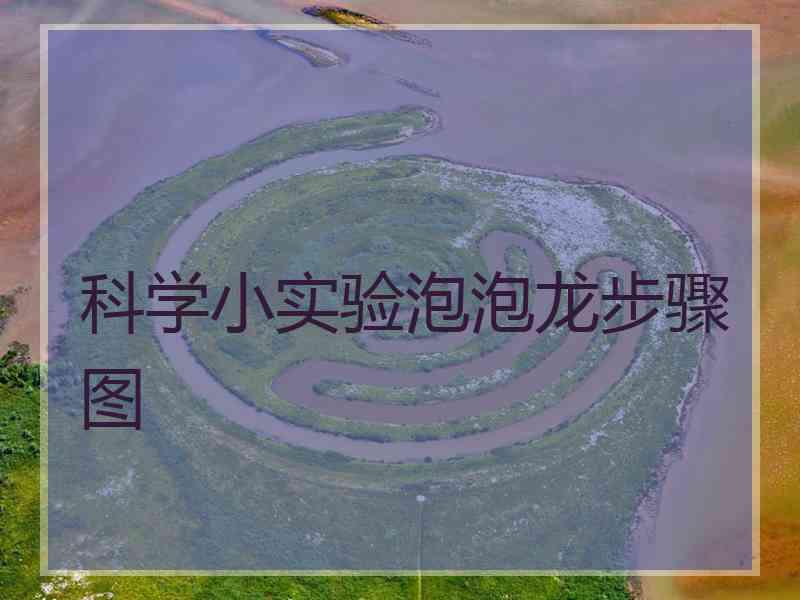 科学小实验泡泡龙步骤图