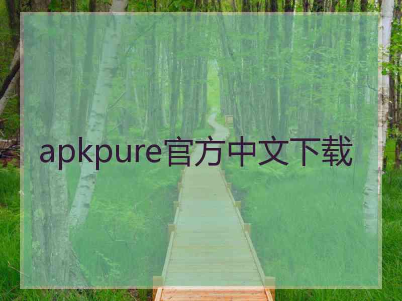 apkpure官方中文下载