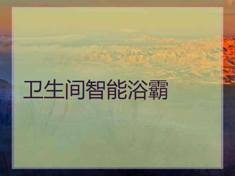 卫生间智能浴霸