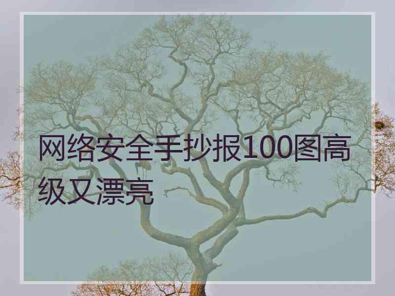 网络安全手抄报100图高级又漂亮