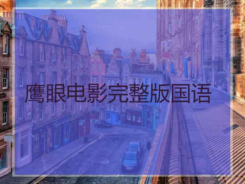 鹰眼电影完整版国语