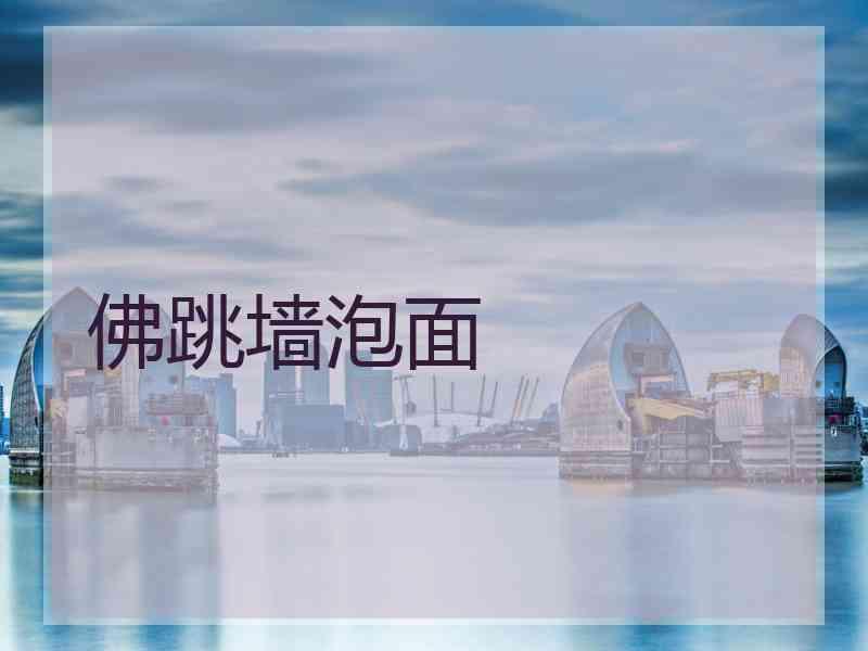 佛跳墙泡面