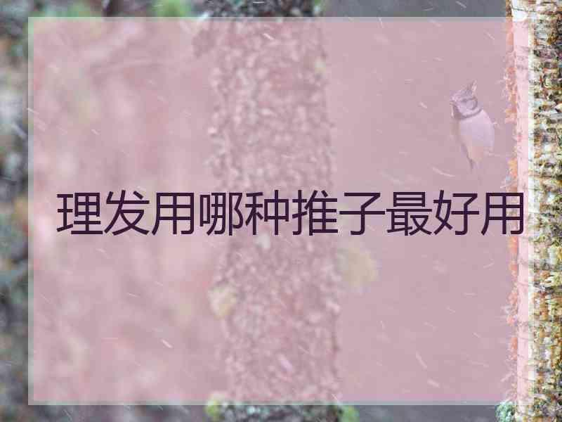 理发用哪种推子最好用