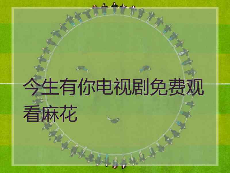 今生有你电视剧免费观看麻花