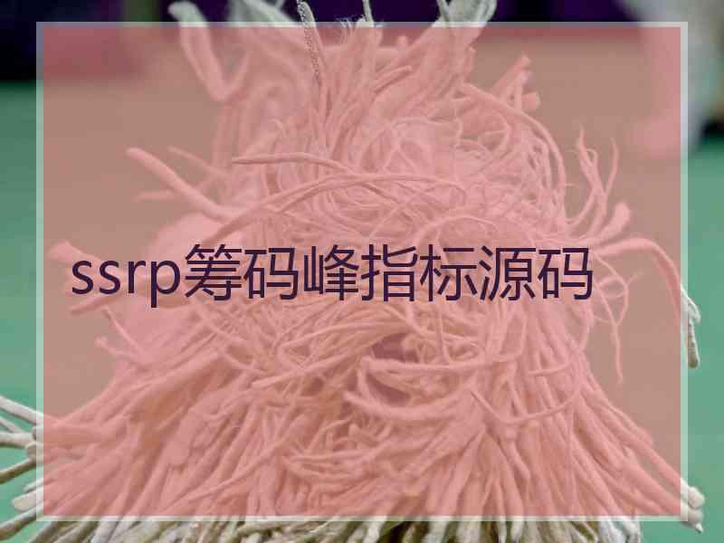 ssrp筹码峰指标源码