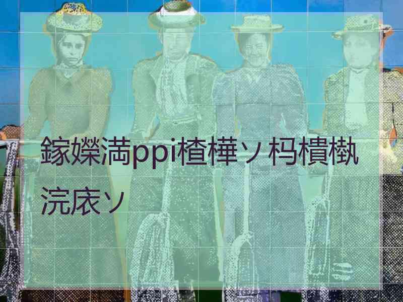 鎵嬫満ppi楂樺ソ杩樻槸浣庡ソ