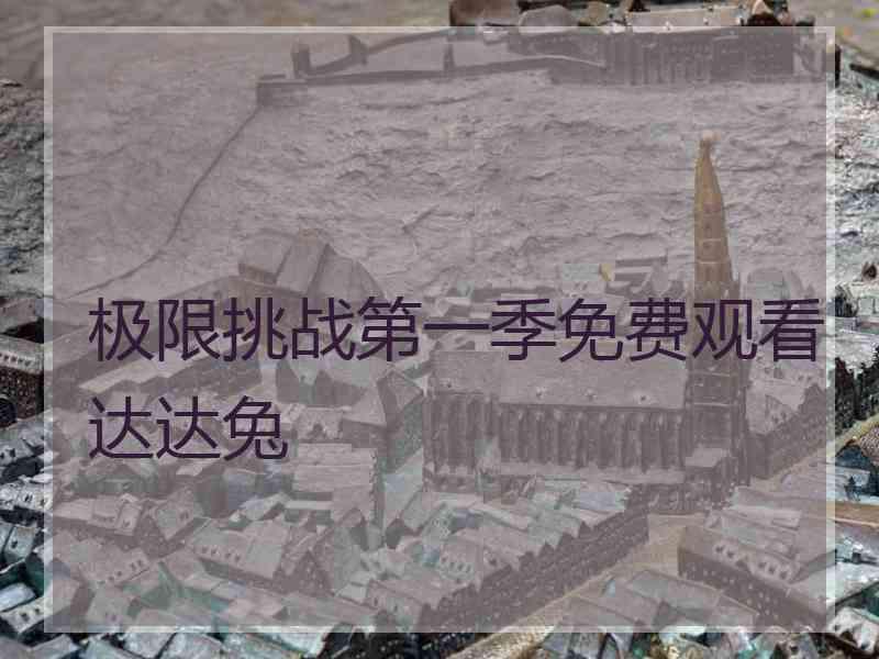 极限挑战第一季免费观看达达兔