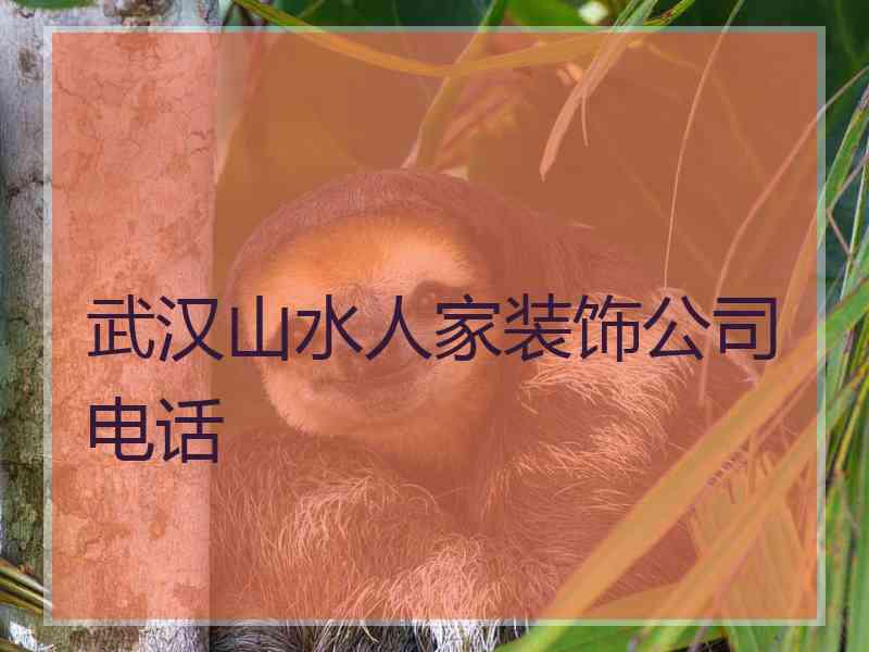 武汉山水人家装饰公司电话