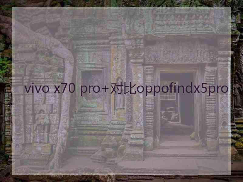 vivo x70 pro+对比oppofindx5pro