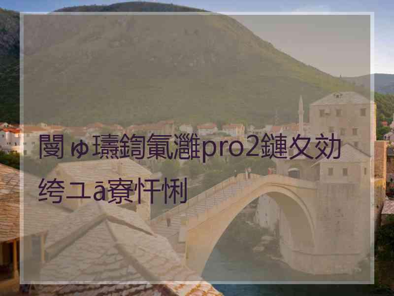 閿ゅ瓙鍧氭灉pro2鏈夊効绔ユā寮忓悧