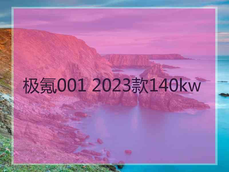 极氪001 2023款140kw