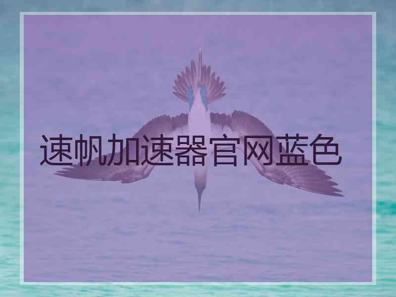 速帆加速器官网蓝色