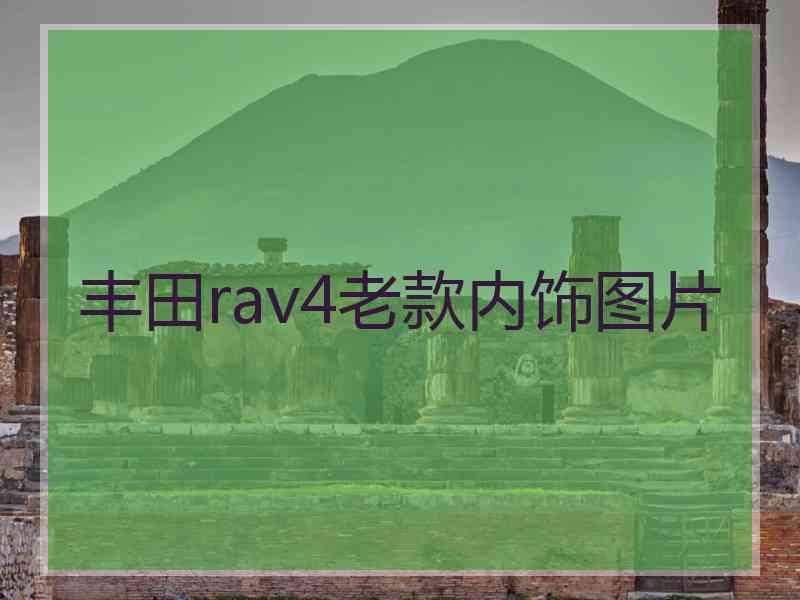 丰田rav4老款内饰图片
