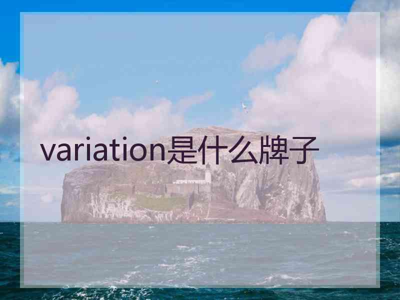 variation是什么牌子