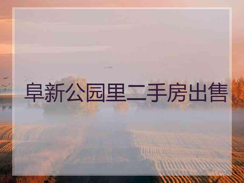 阜新公园里二手房出售