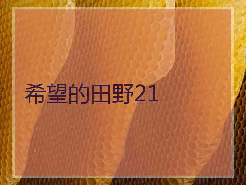 希望的田野21