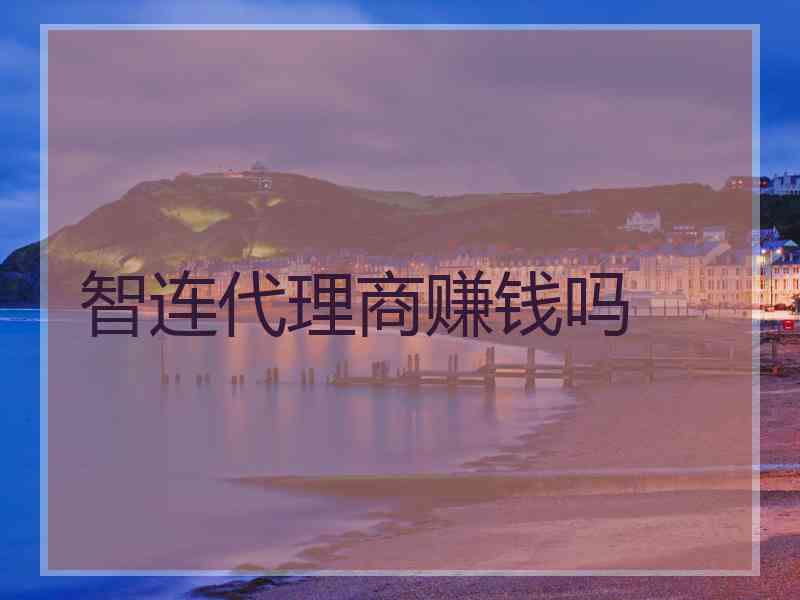 智连代理商赚钱吗