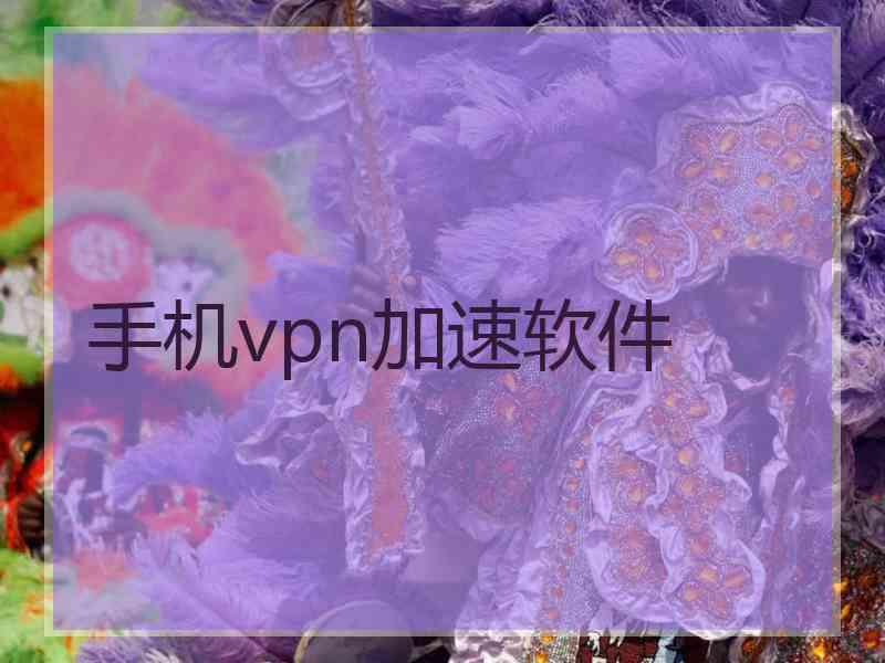 手机vpn加速软件