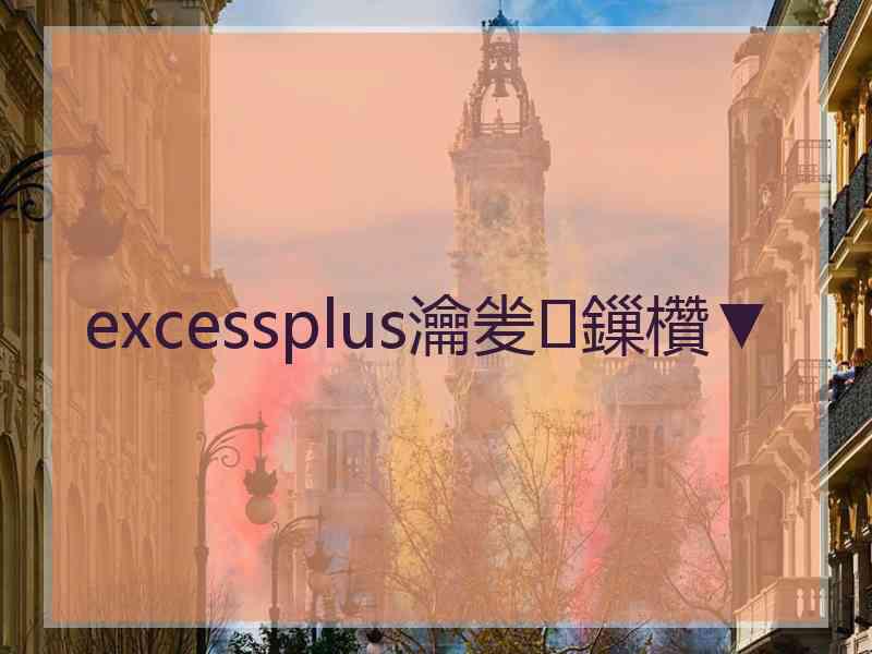 excessplus瀹夎鏁欑▼