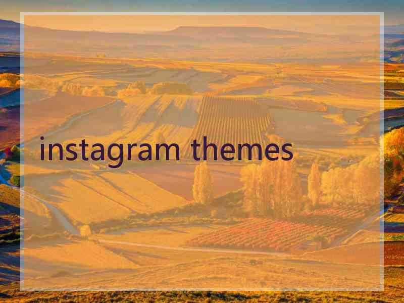 instagram themes