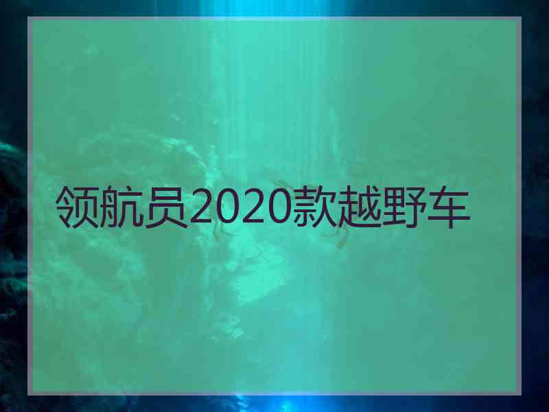 领航员2020款越野车