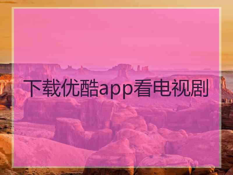 下载优酷app看电视剧