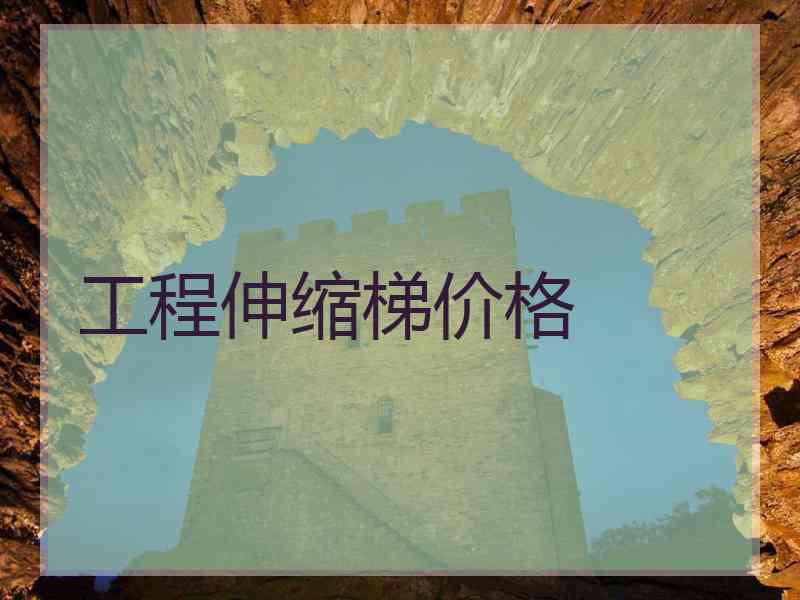 工程伸缩梯价格