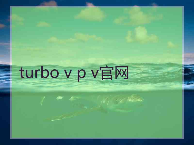 turbo v p v官网
