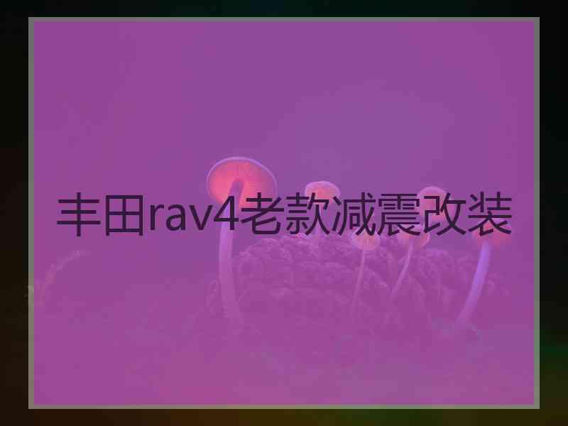 丰田rav4老款减震改装