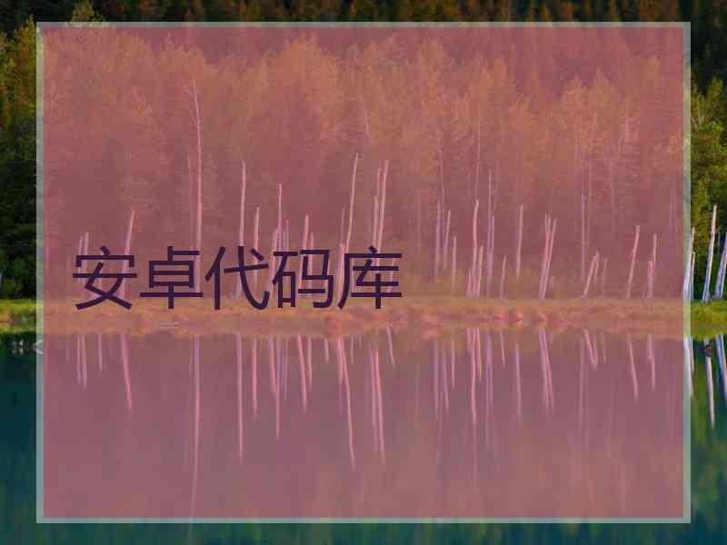 安卓代码库