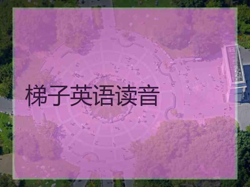 梯子英语读音