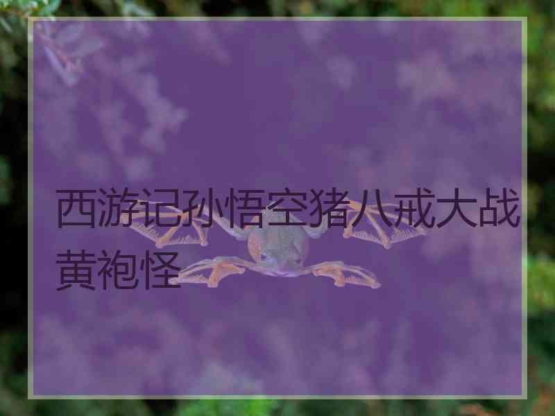 西游记孙悟空猪八戒大战黄袍怪