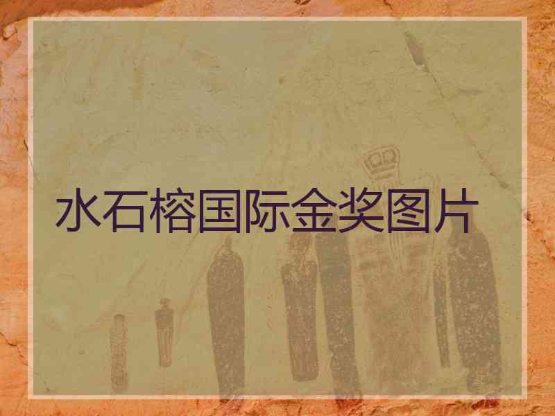 水石榕国际金奖图片